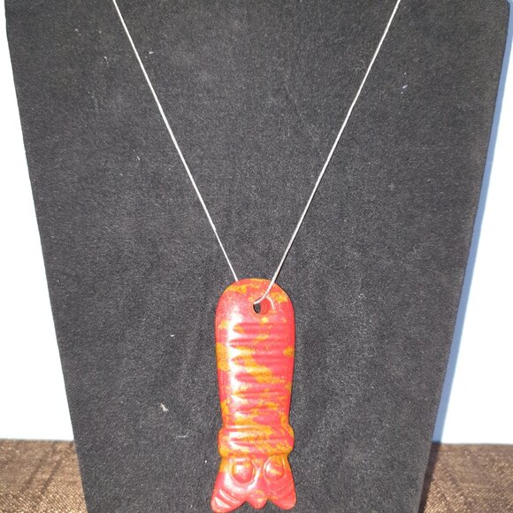 3.25’’ Hand Carved Old Chicken Bloodstone Lucky Wisdom Owl Amulet Necklace - Picture 9 of 11